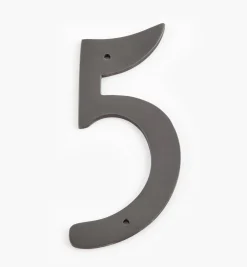 Lee Valley Script Cast Brass House Numbers