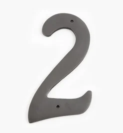 Lee Valley Script Cast Brass House Numbers