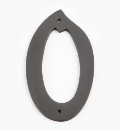 Lee Valley Script Cast Brass House Numbers