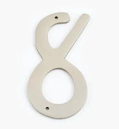 Lee Valley Script Cast Brass House Numbers
