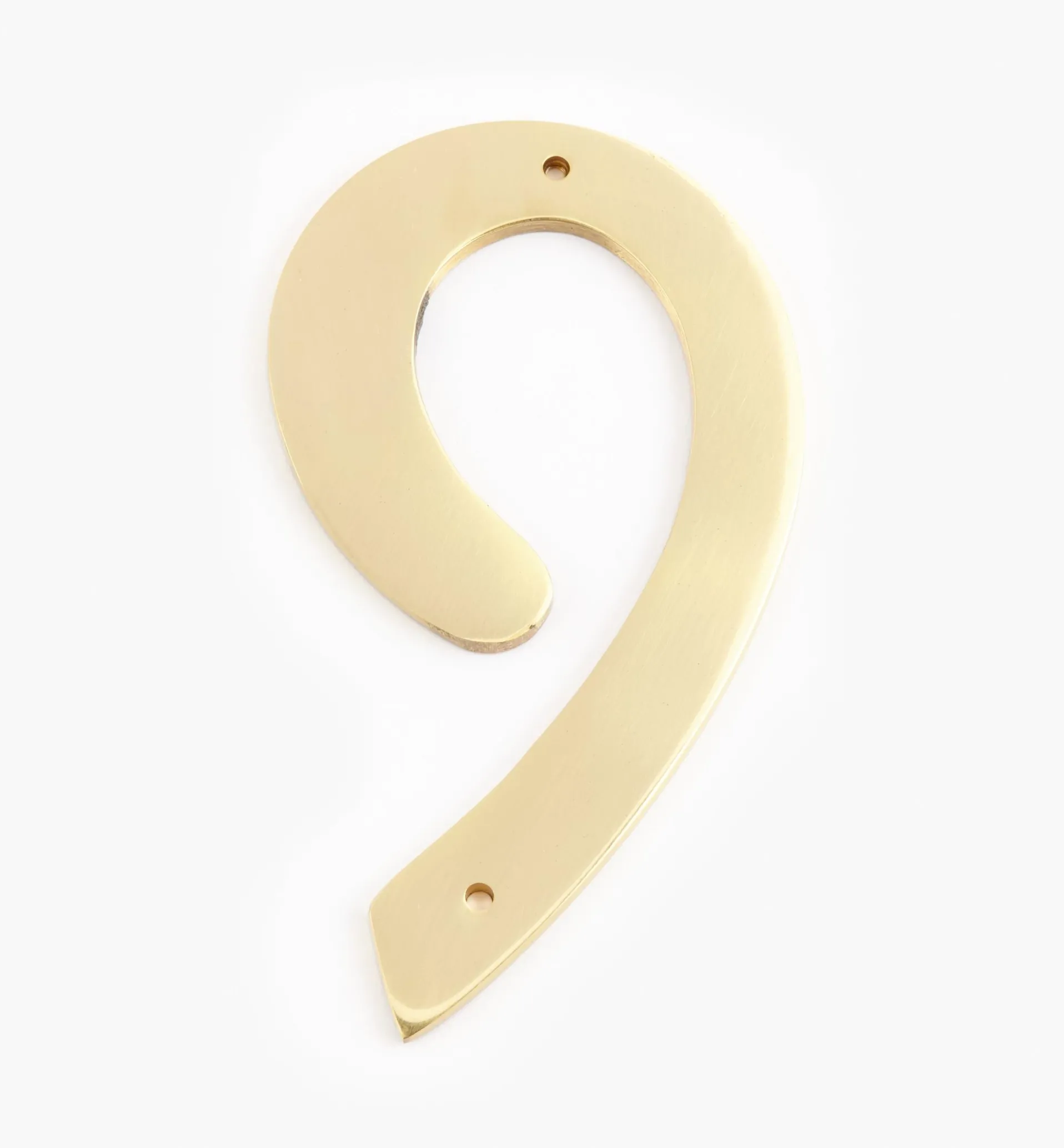 Lee Valley Script Cast Brass House Numbers