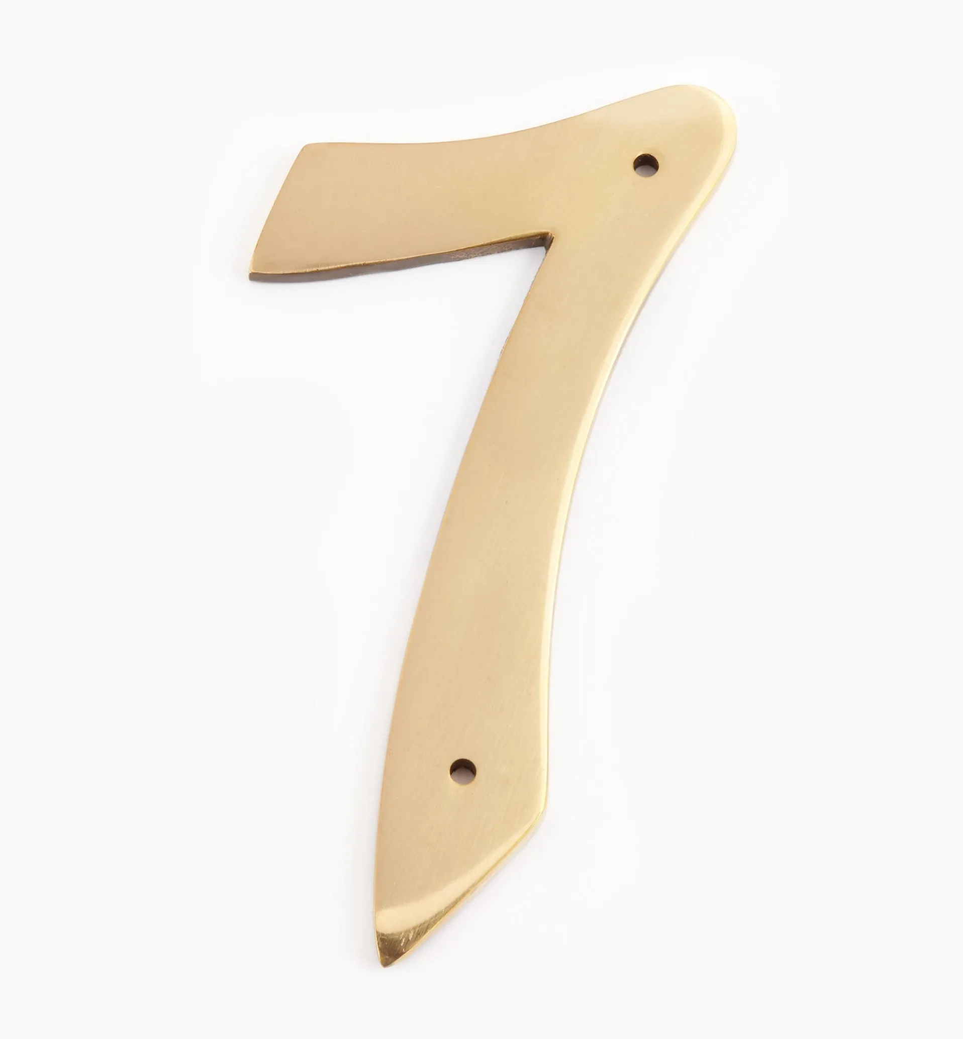 Lee Valley Script Cast Brass House Numbers