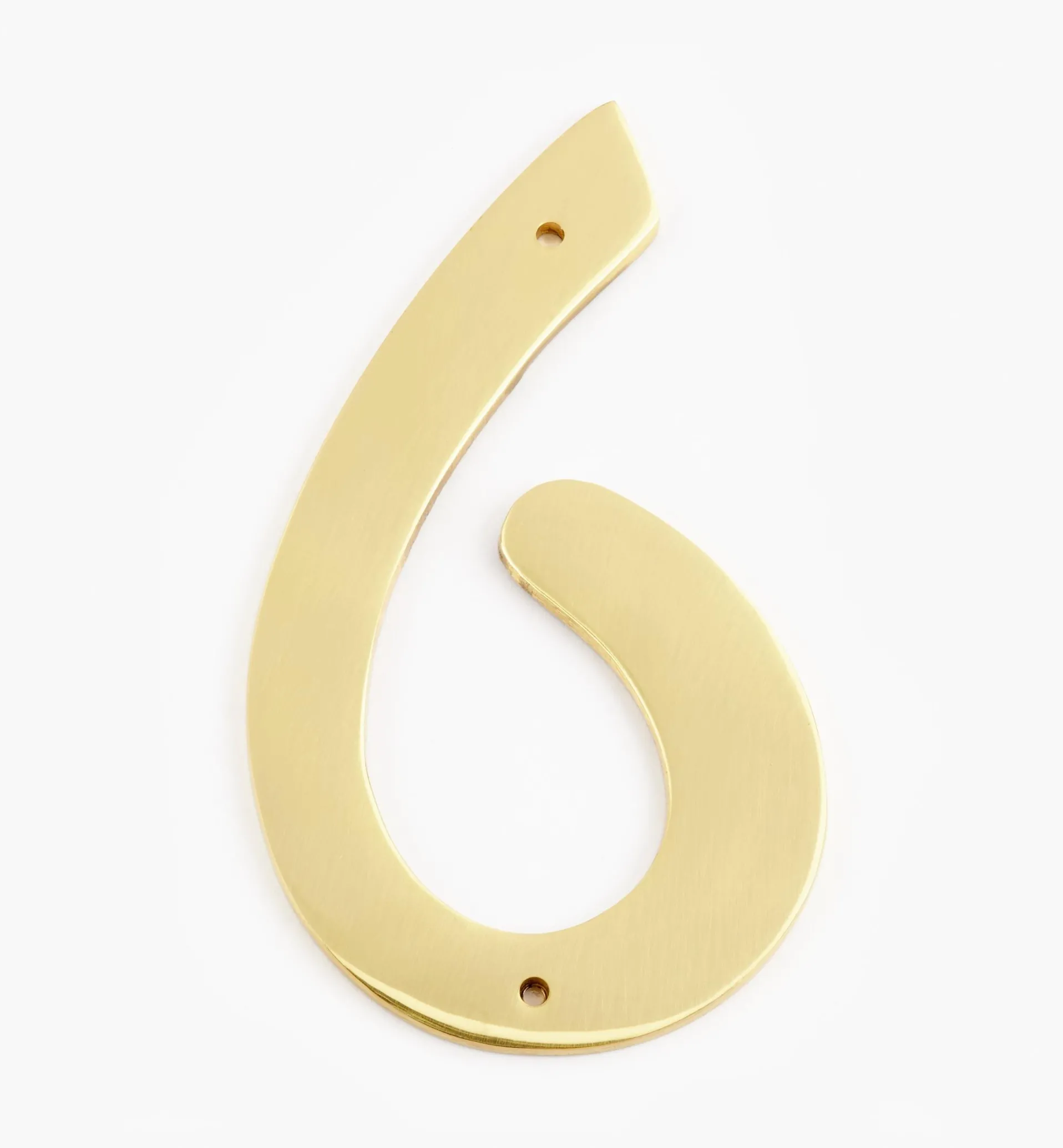 Lee Valley Script Cast Brass House Numbers
