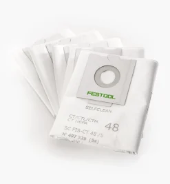 Lee Valley Selfclean Filter Bags For Festool CT Dust Extractors