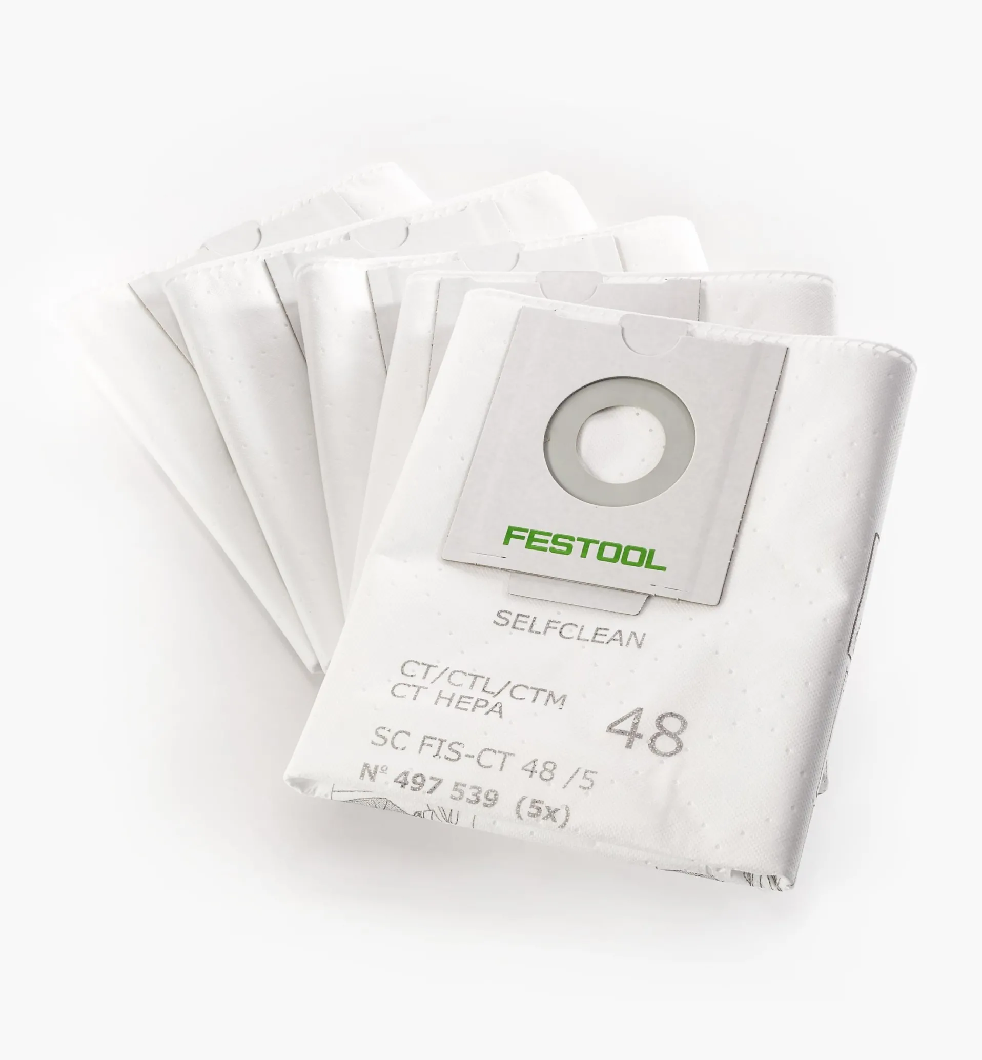 Lee Valley Selfclean Filter Bags For Festool CT Dust Extractors