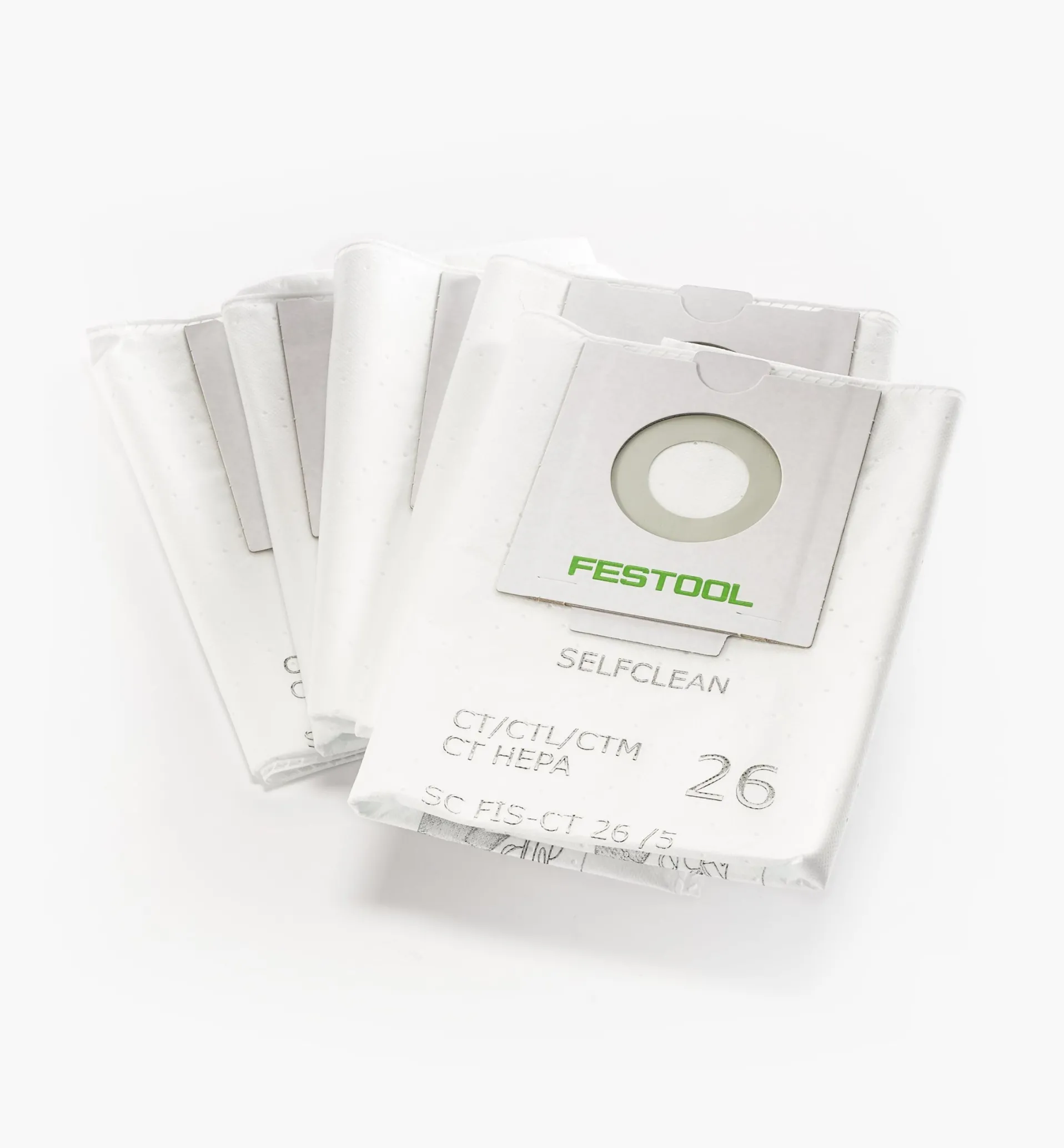 Lee Valley Selfclean Filter Bags For Festool CT Dust Extractors