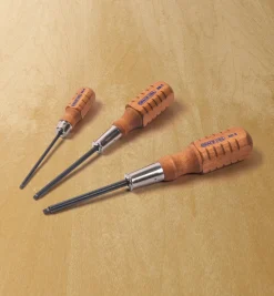 Lee Valley Set Of 3 Grace USA Gunsmith-Style Square-Recess Screwdrivers