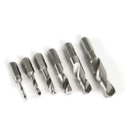 Lee Valley Set Of 6 HSS Stubby Twist Bits