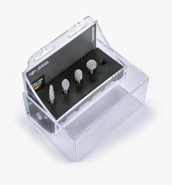 Lee Valley Set Of 4 Kutzall Rotary Carving Burrs