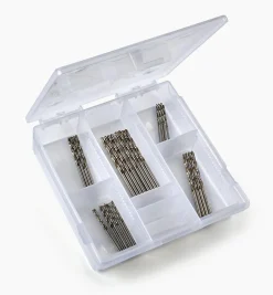Lee Valley Set Of 30 Small HSS Drill Bits