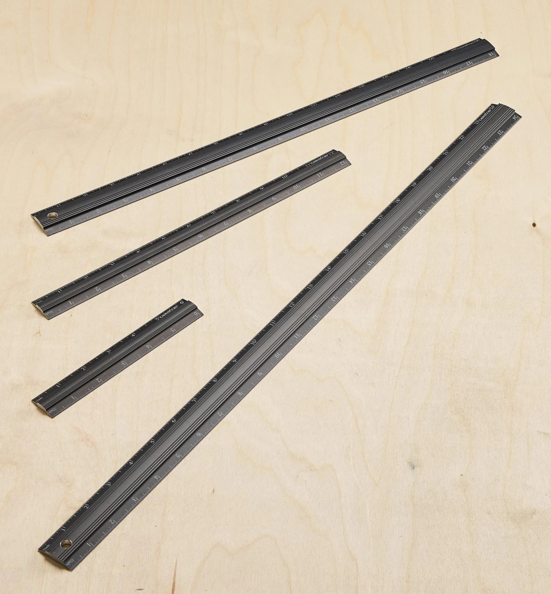 Lee Valley Set Of 4 Veritas Imperial Aluminum Bench Rules