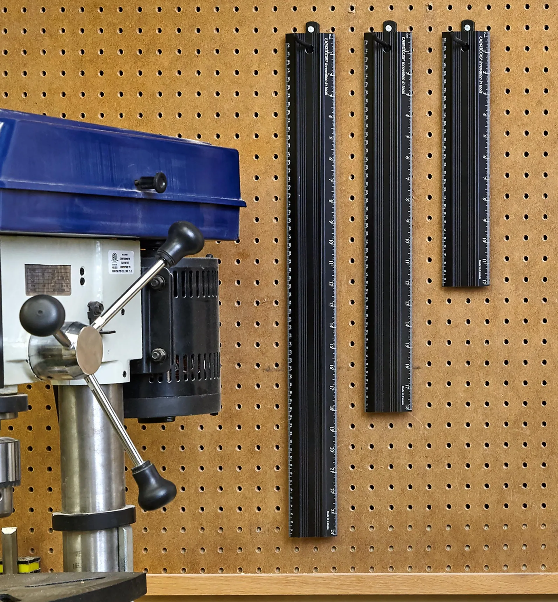 Lee Valley Set Of 3 Veritas Imperial/Metric Shop Rules