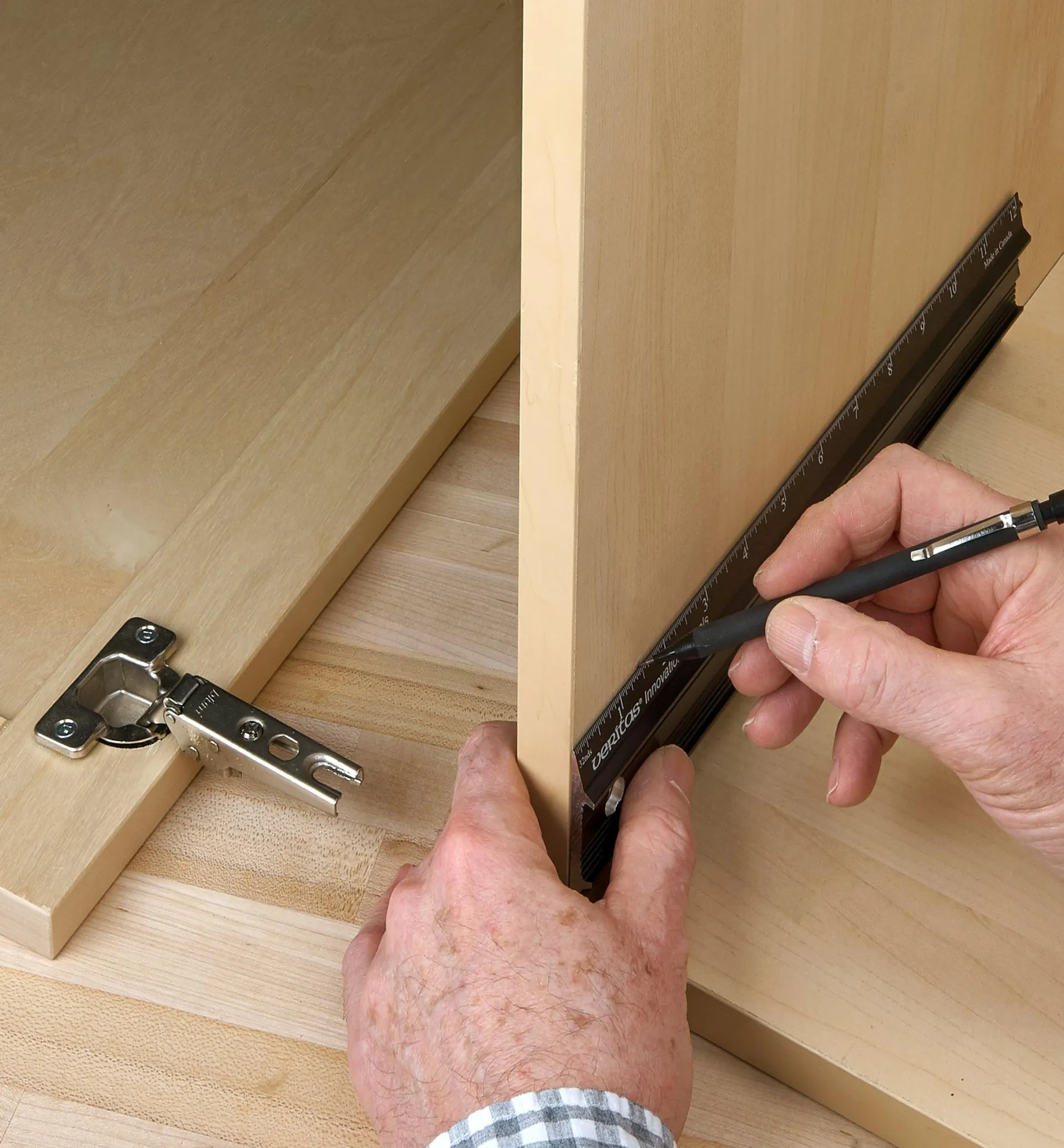 Lee Valley Set Of 3 Veritas Imperial/Metric Shop Rules