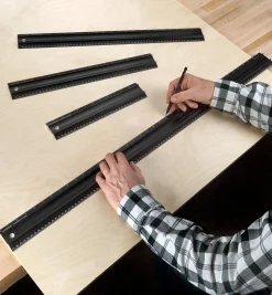 Lee Valley Set Of 4 Veritas Imperial/Metric Shop Rules