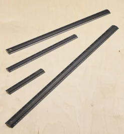 Lee Valley Set Of 4 Veritas Imperial/Metric Aluminum Bench Rules