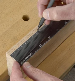 Lee Valley Set Of 4 Veritas Imperial/Metric Aluminum Bench Rules