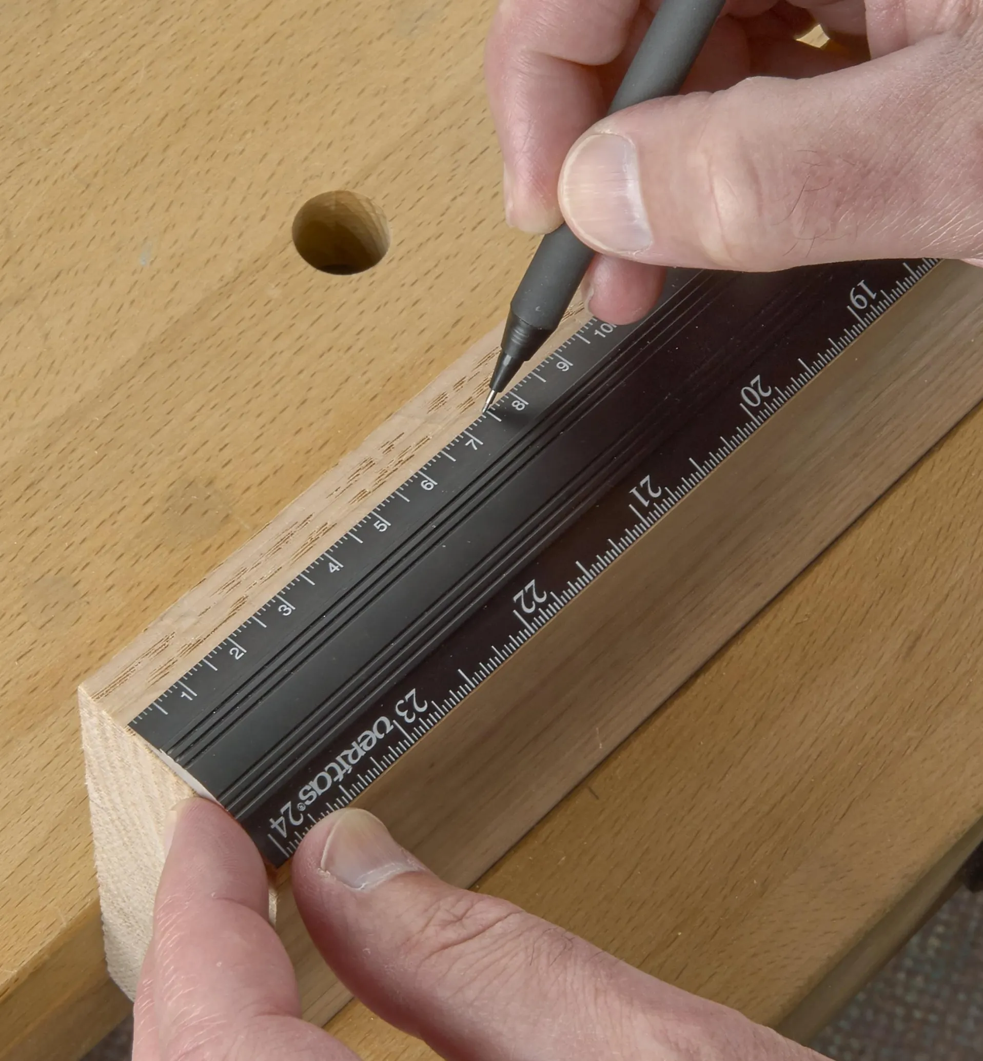 Lee Valley Set Of 4 Veritas Imperial/Metric Aluminum Bench Rules