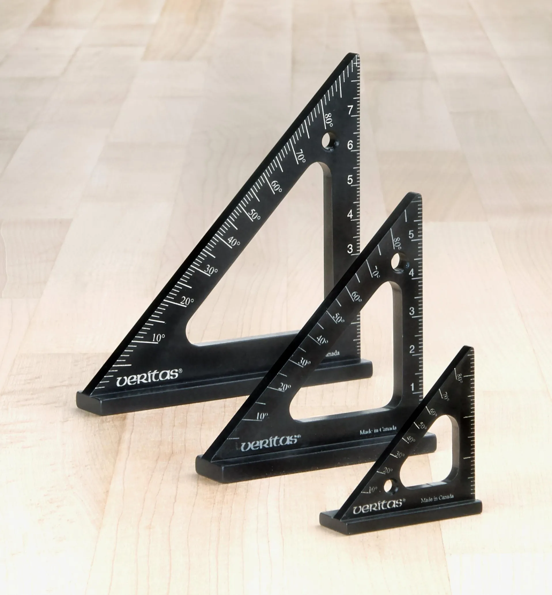 Lee Valley Set Of 3 Veritas Metric Pocket Layout Squares