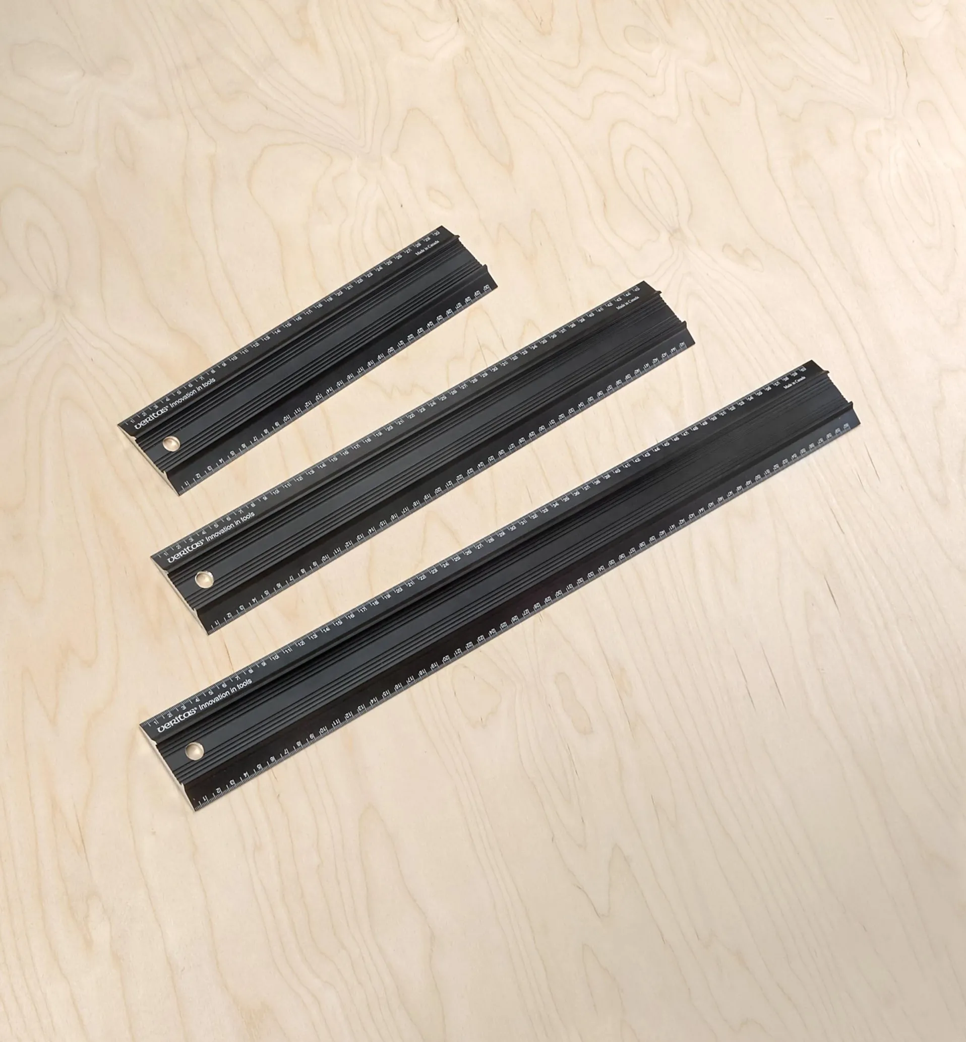 Lee Valley Set Of 3 Veritas Metric Shop Rules