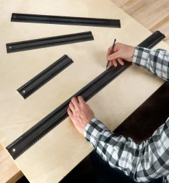 Lee Valley Set Of 4 Veritas Metric Shop Rules