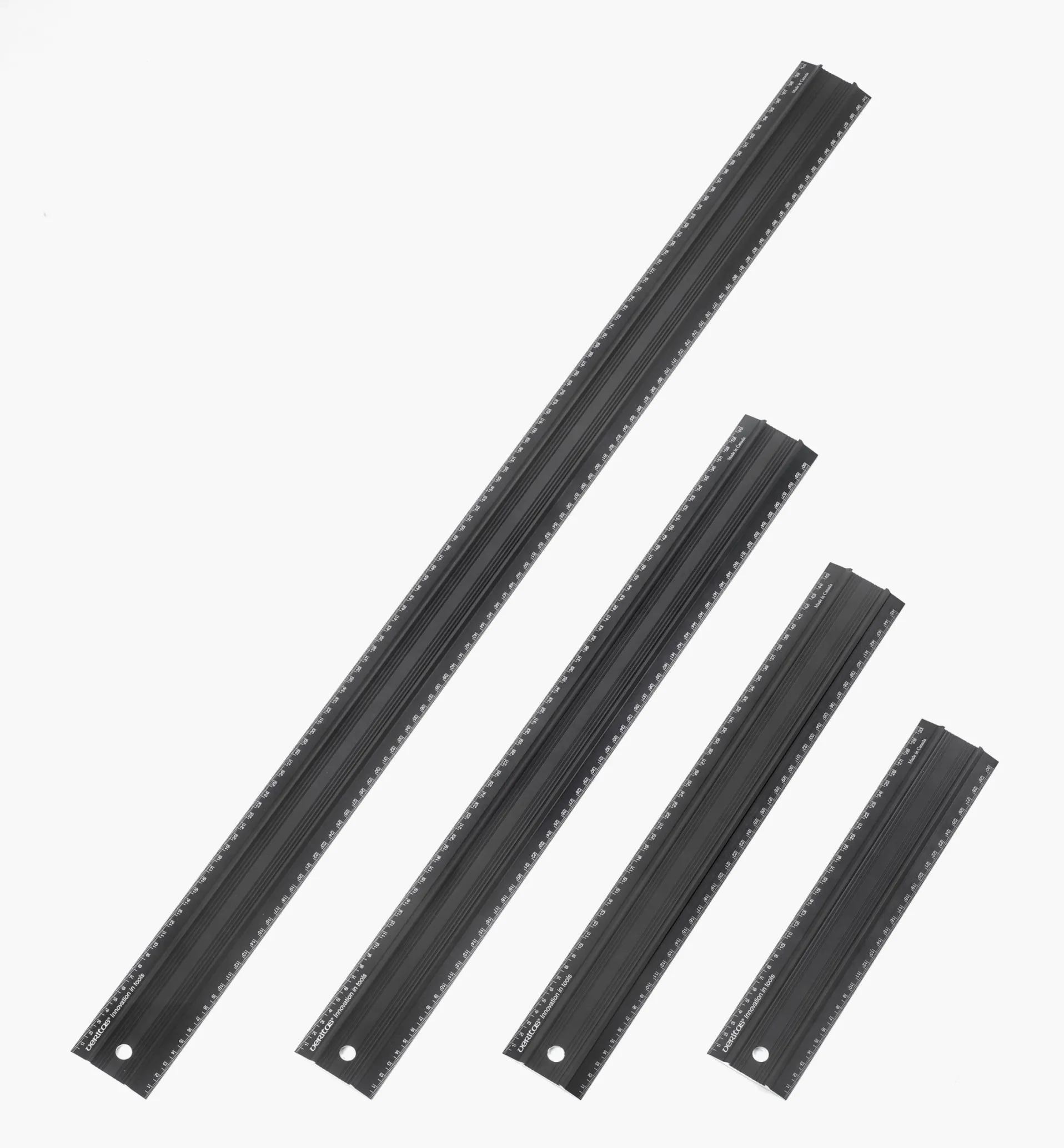 Lee Valley Set Of 4 Veritas Metric Shop Rules