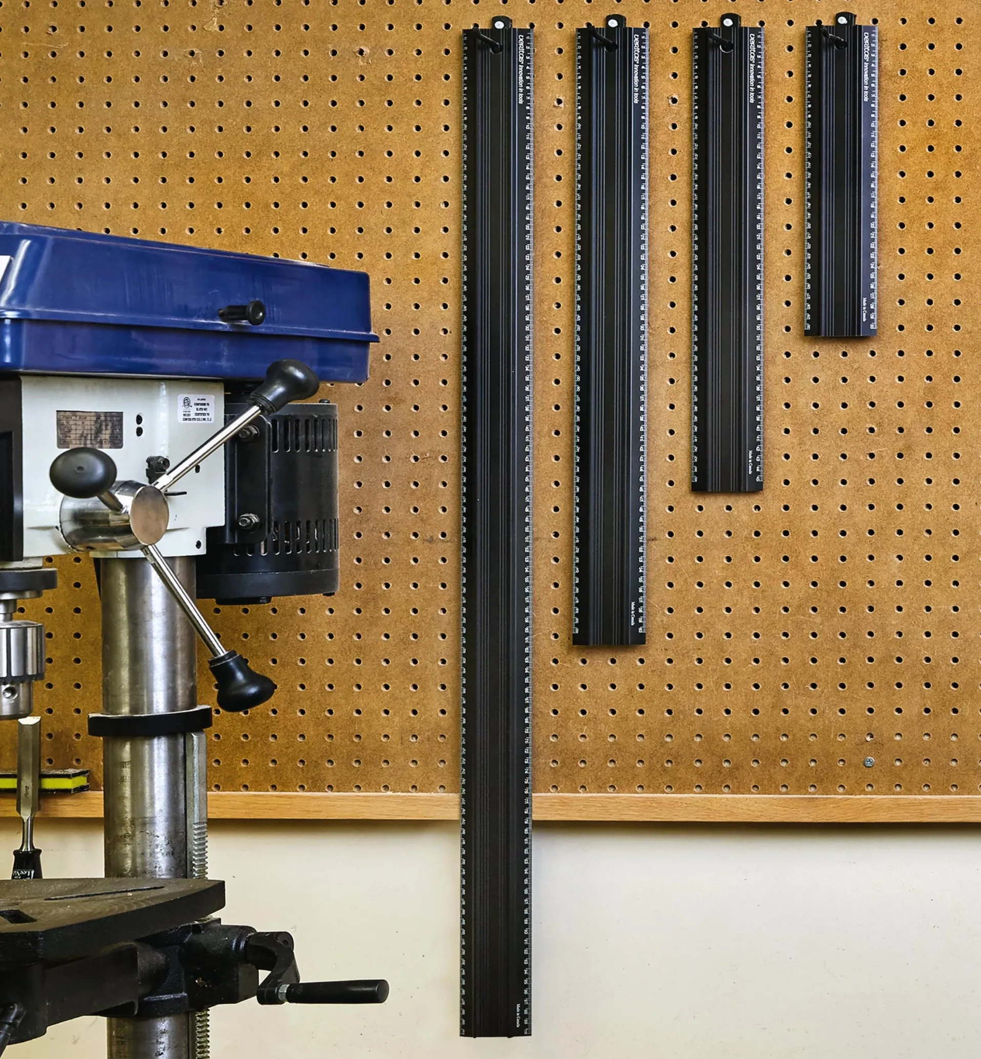 Lee Valley Set Of 4 Veritas Metric Shop Rules