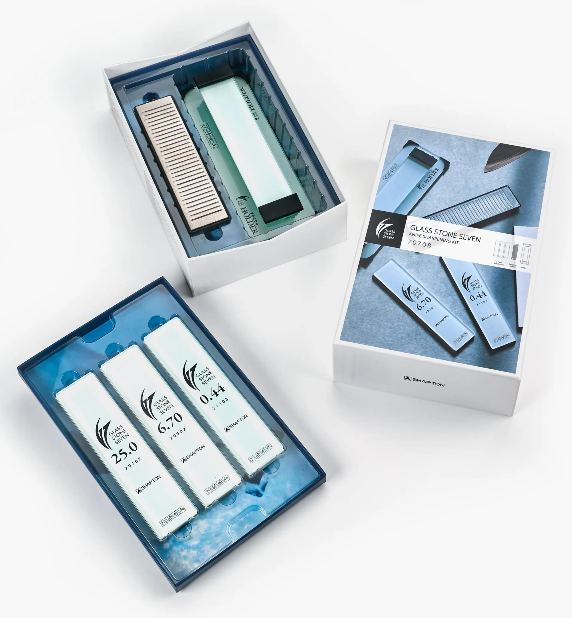 Lee Valley Shapton GlassStone Seven (GS7) Knife Sharpening Kit