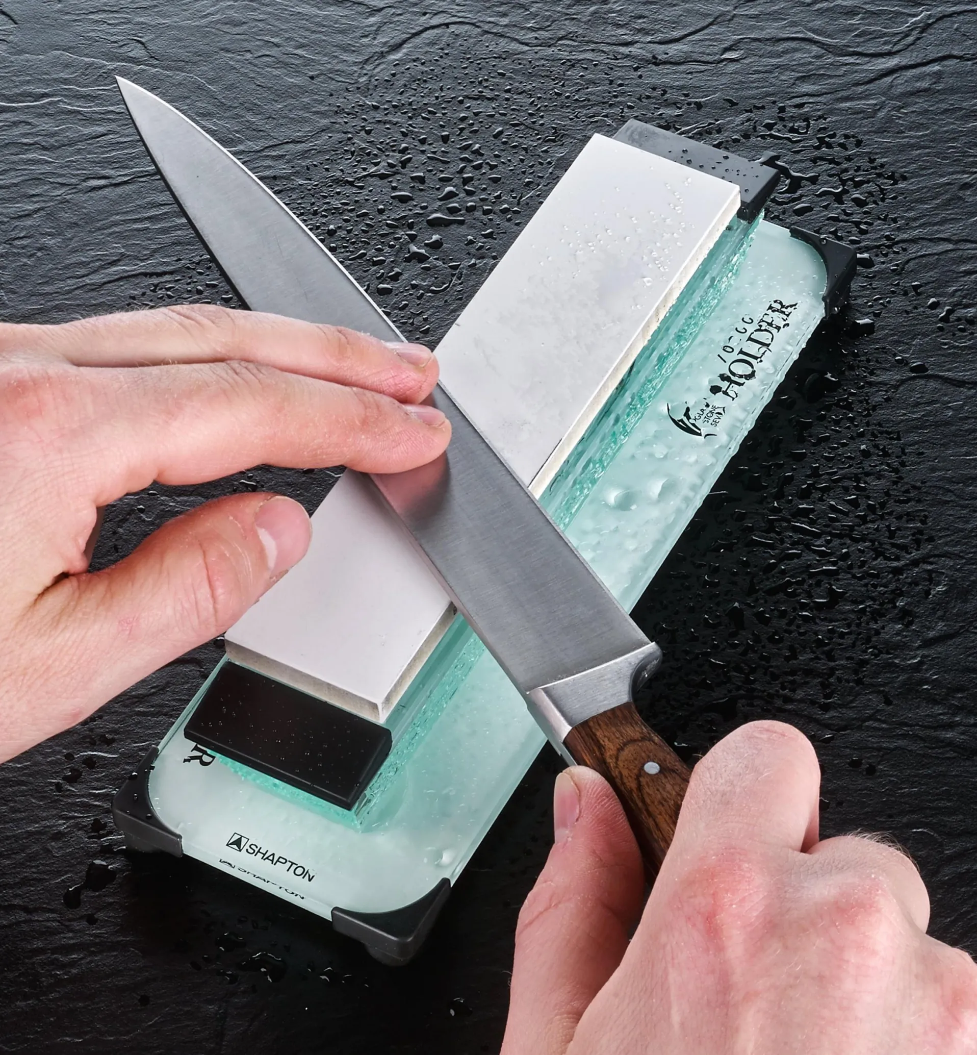 Lee Valley Shapton GlassStone Seven (GS7) Knife Sharpening Kit