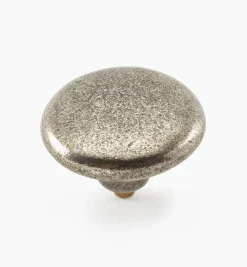 Lee Valley Simple Pewter Mushroom Knob