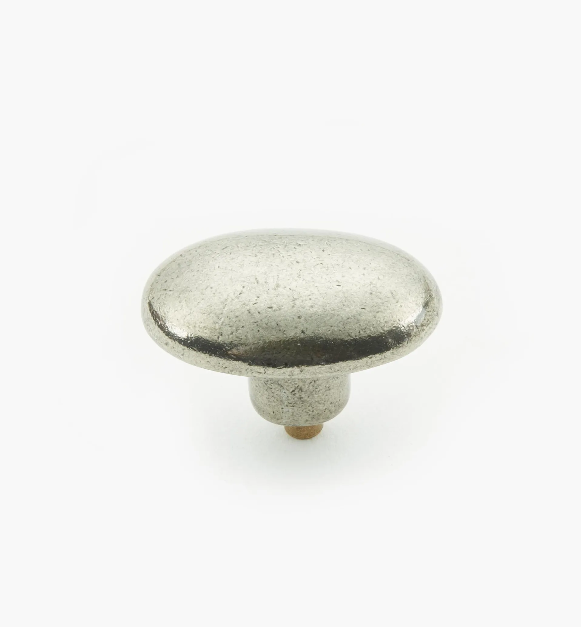 Lee Valley Simple Pewter Oval Knob