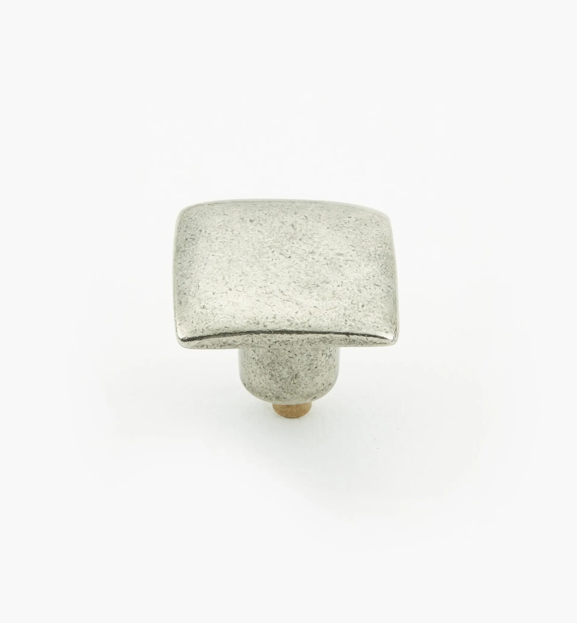Lee Valley Simple Pewter Square Knob