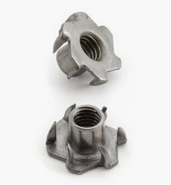 Lee Valley Six-Prong T-Nuts (3/8-16 Thread)