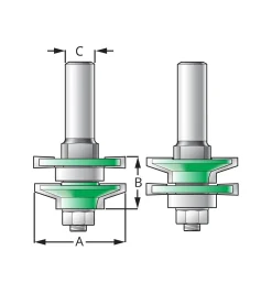 Lee Valley Small Reversible Panel Frame Bit
