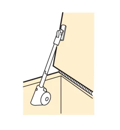 Lee Valley Soft-Down Flap Stay