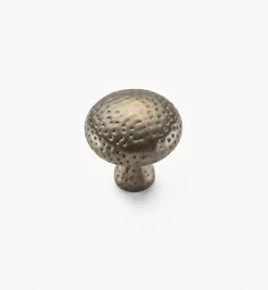 Lee Valley Solid Brass Dimpled Round Knob