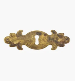 Lee Valley Solid Brass Plate Keyhole Escutcheons