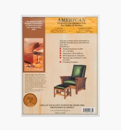 Lee Valley Spindle Arm Morris Chair & Footstool Plan