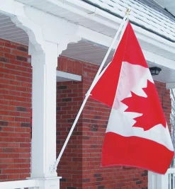 Lee Valley Spinning Flagpole & Adjustable Bracket Set