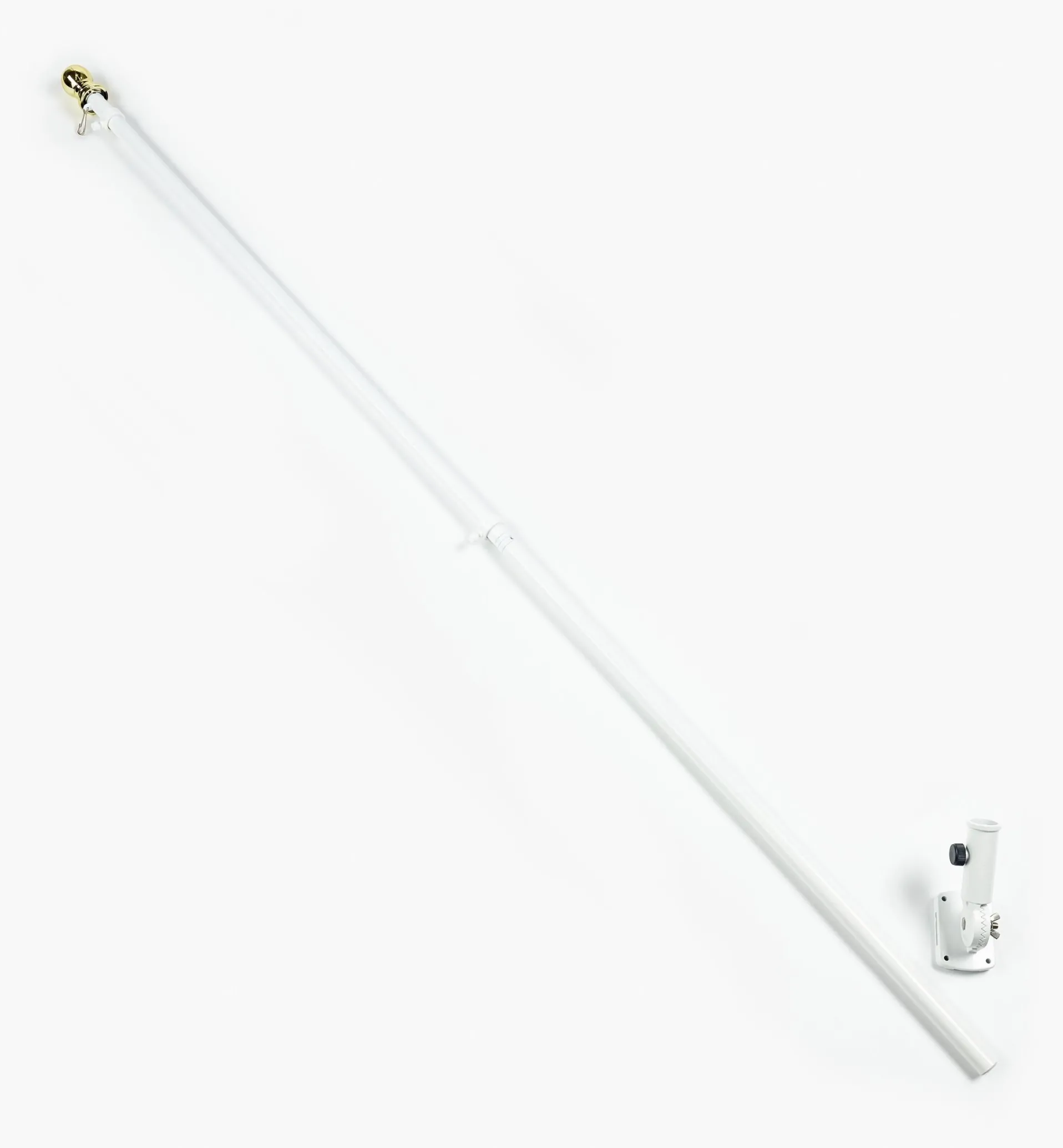 Lee Valley Spinning Flagpole & Adjustable Bracket Set