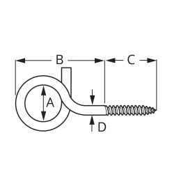 Lee Valley Stainless-Steel Loop Hooks