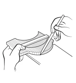 Lee Valley Stainless-Steel Tracing Profile Gauge