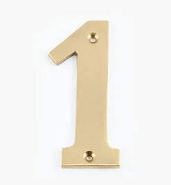 Lee Valley Standard Cast Brass House Numbers