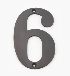 Lee Valley Standard Cast Brass House Numbers