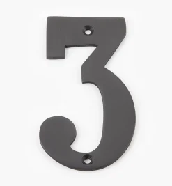 Lee Valley Standard Cast Brass House Numbers