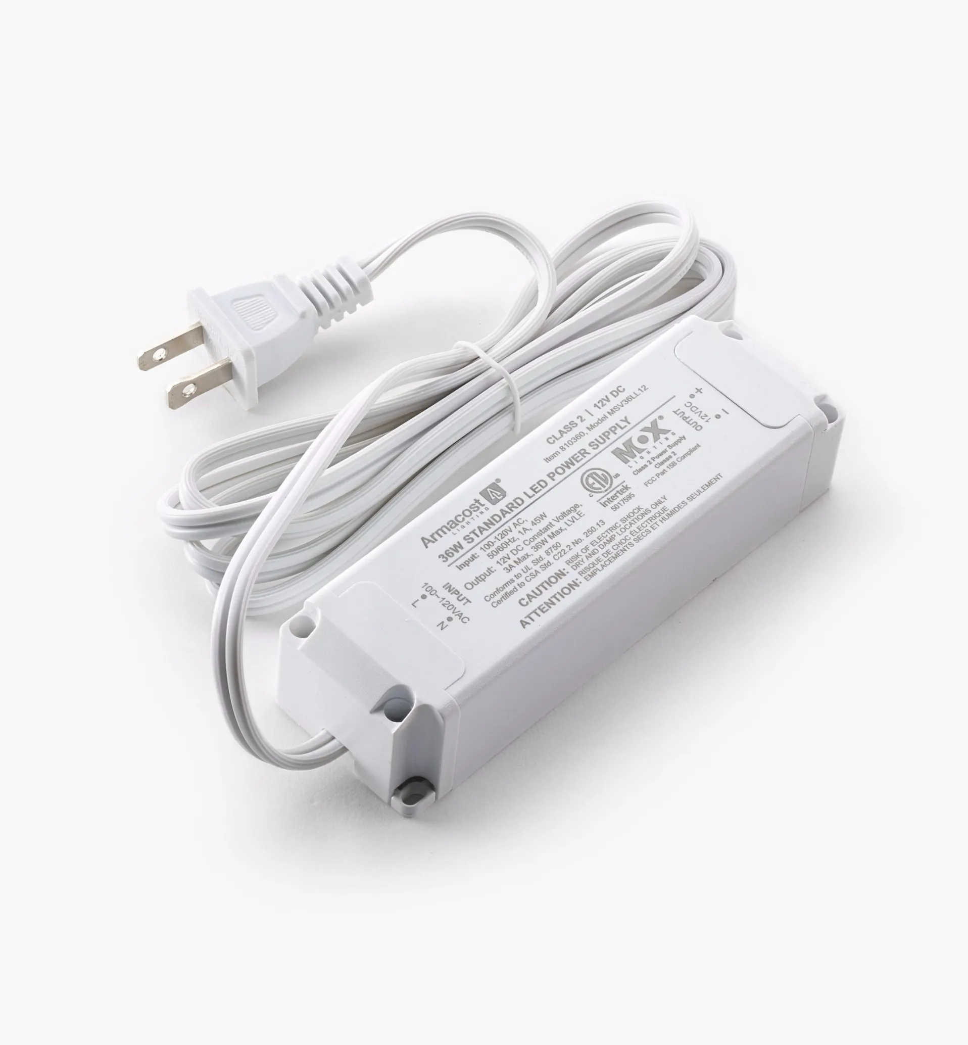 Lee Valley Standard Power Supplies (12V)