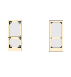 Lee Valley Star Corner Braces