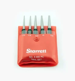 Lee Valley Starrett Nail Sets