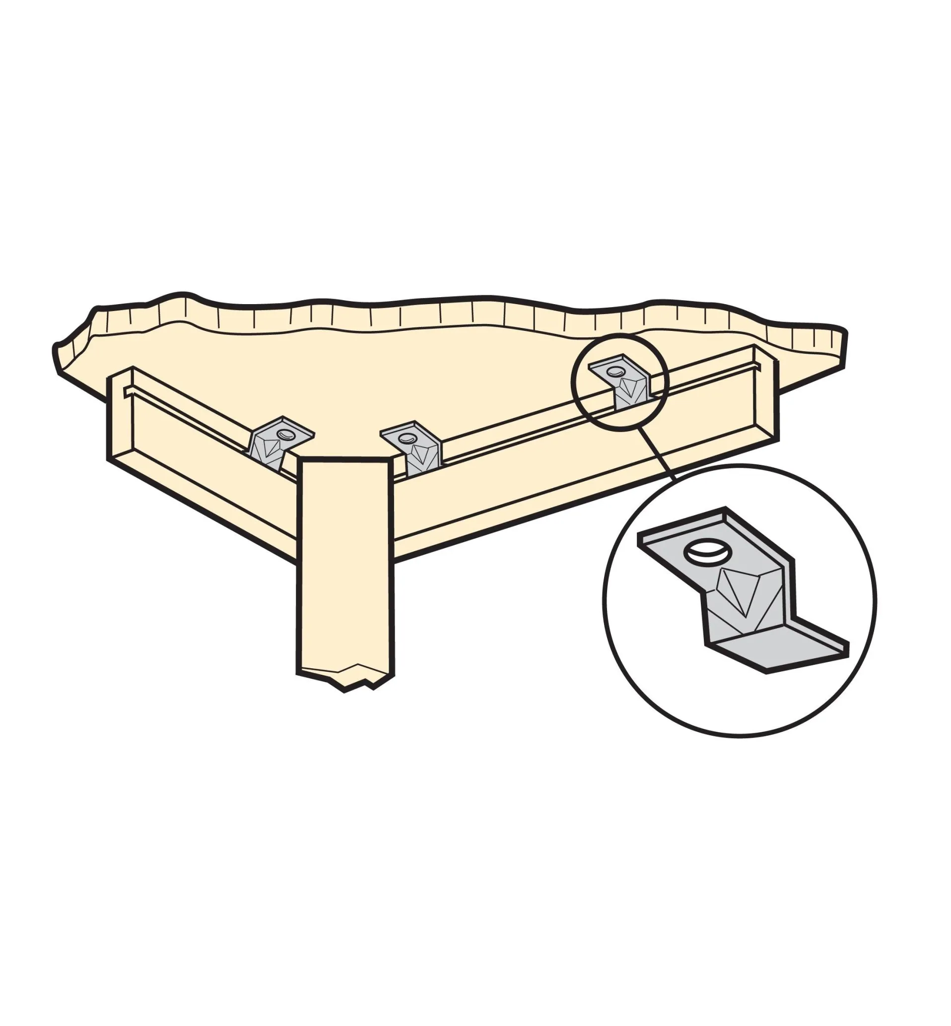 Lee Valley Tabletop Mounting Clamps