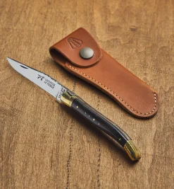 Lee Valley The Laguiole Knife With Leather Case