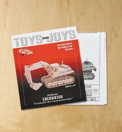 Lee Valley Toy Excavator Plan